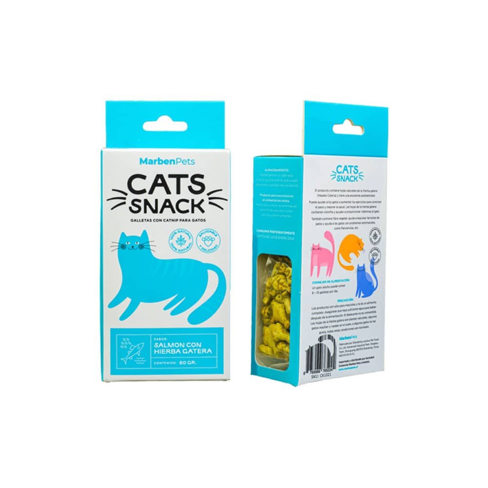 1067-1.jpg Galletas Cat Snack Salmon Con Hierba Gatera - Imagen 1