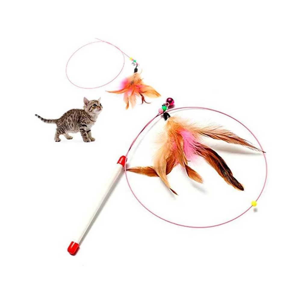 1270.jpg Feline Varilla Con Pluma - Imagen 1