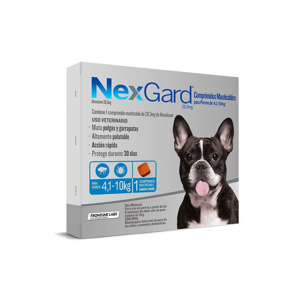 199.jpg Nexgard 4.1 - 10 Kg 1 Comprimido - Imagen 1