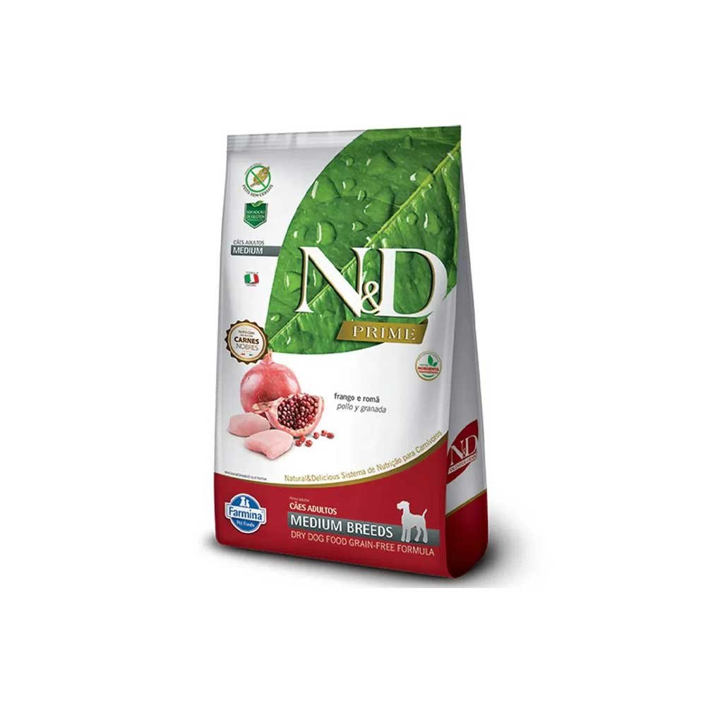 740.jpg N&D Prime Puppy Medium Breeds Pollo Granada 2,5Kg - Imagen 1