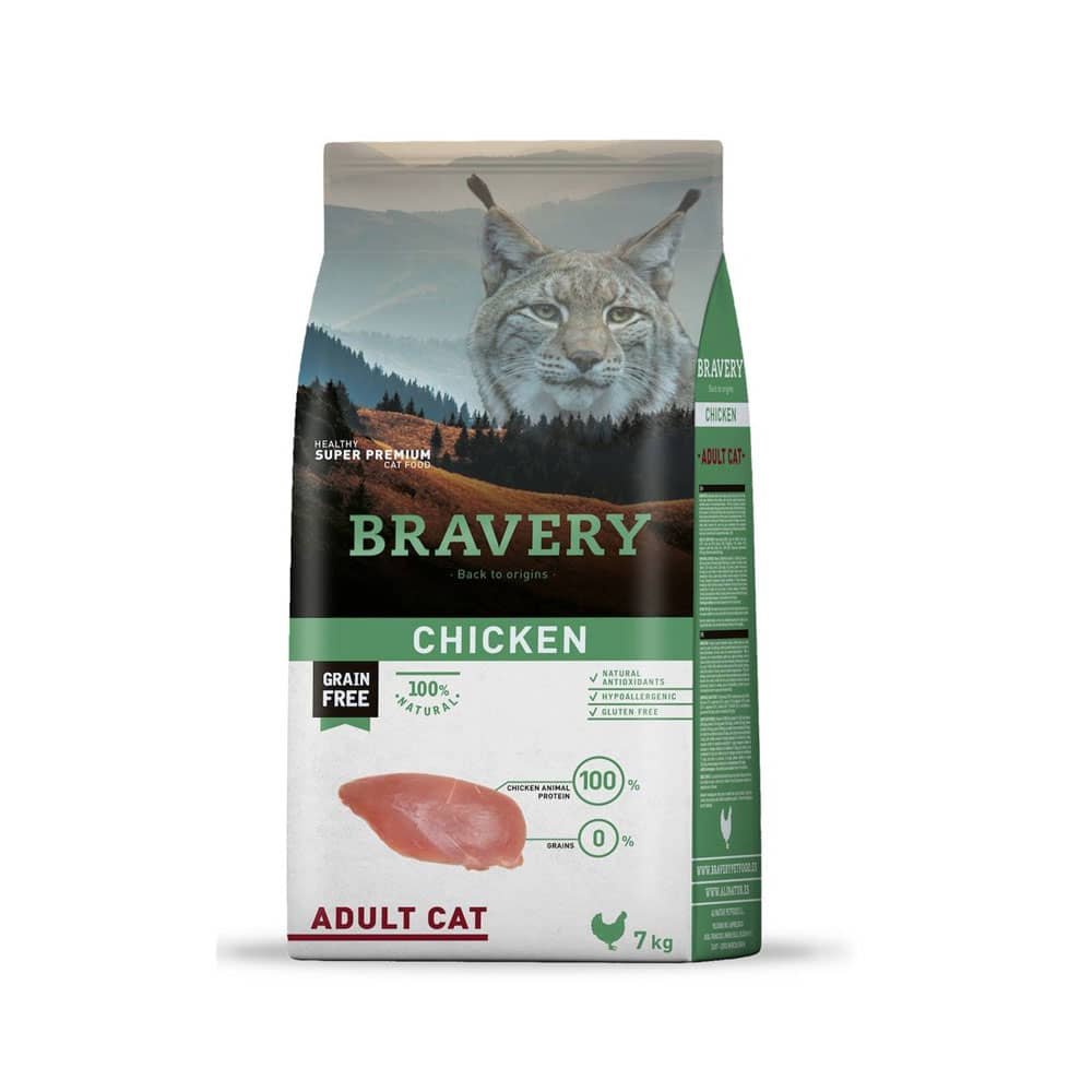 822.jpg Bravery Adult Cat Sterilized Chicken 7Kg - Imagen 1