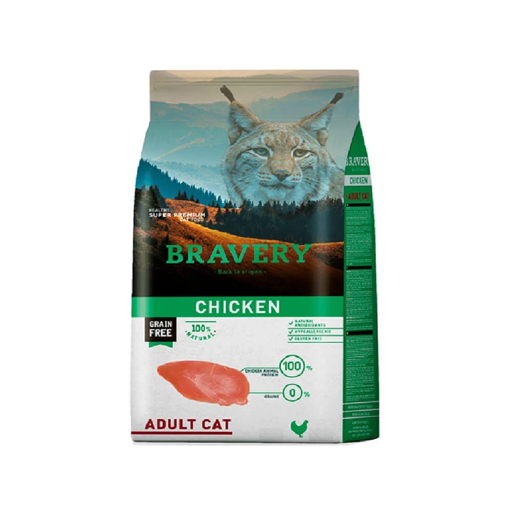 826.jpg Bravery Adulto Cat Chicken 2Kg - Imagen 1