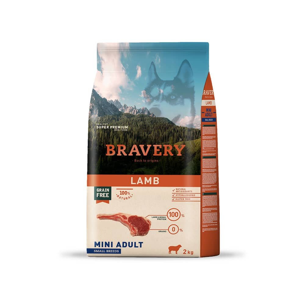 832.jpg Bravery Mini Adult Small Breeds Lamb 2Kg - Imagen 1