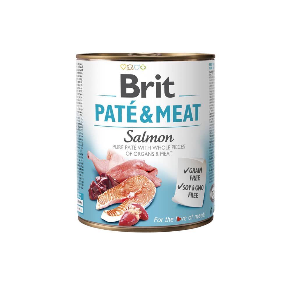 882.jpg Brit Pate & Meat Salmon 800Gr - Imagen 1